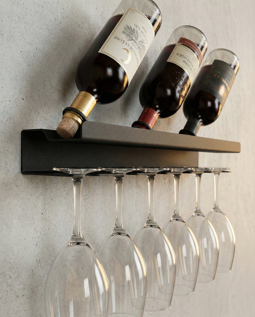 Adega de Vinho Industrial de Parede – Compacta, Funcional e Elegante