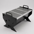 Churrasqueira Portátil em Aço carbono Pintada+Inox