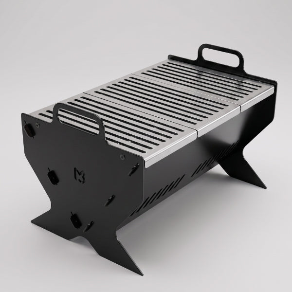 Churrasqueira Portátil em Aço carbono Pintada+Inox