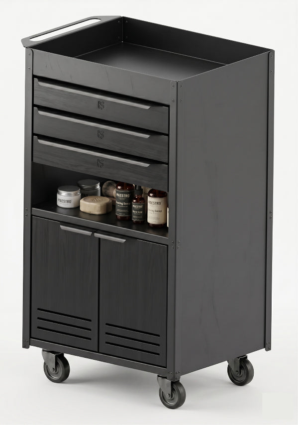 Carrinho Auxiliar Premium para Barbearia